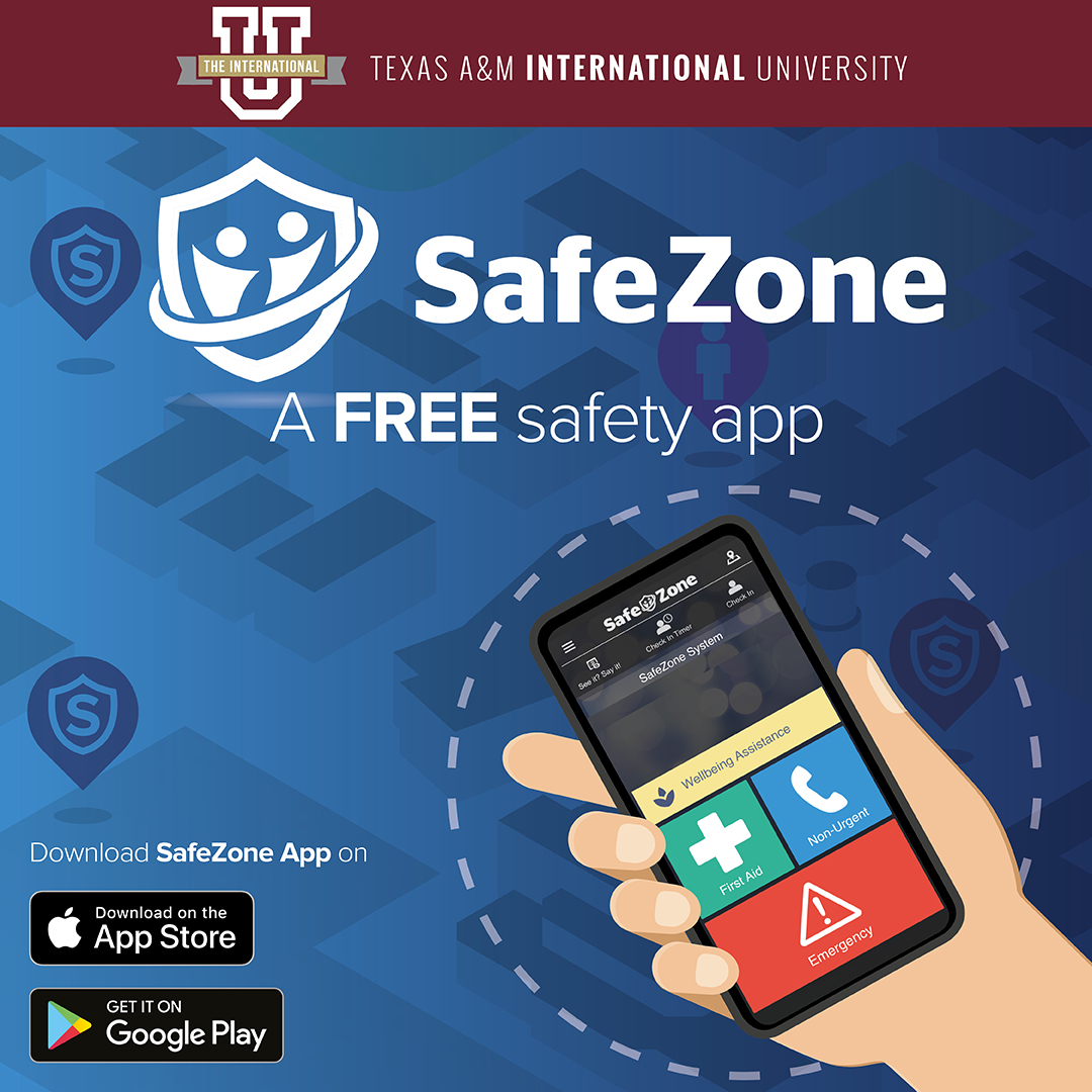 SafeZone, a free mobile app for all University faculty, staff, and students