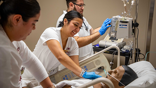 Nursing Students Practicing