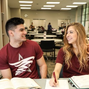 Students at a tutoring session