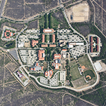 Aerial view of TAMIU