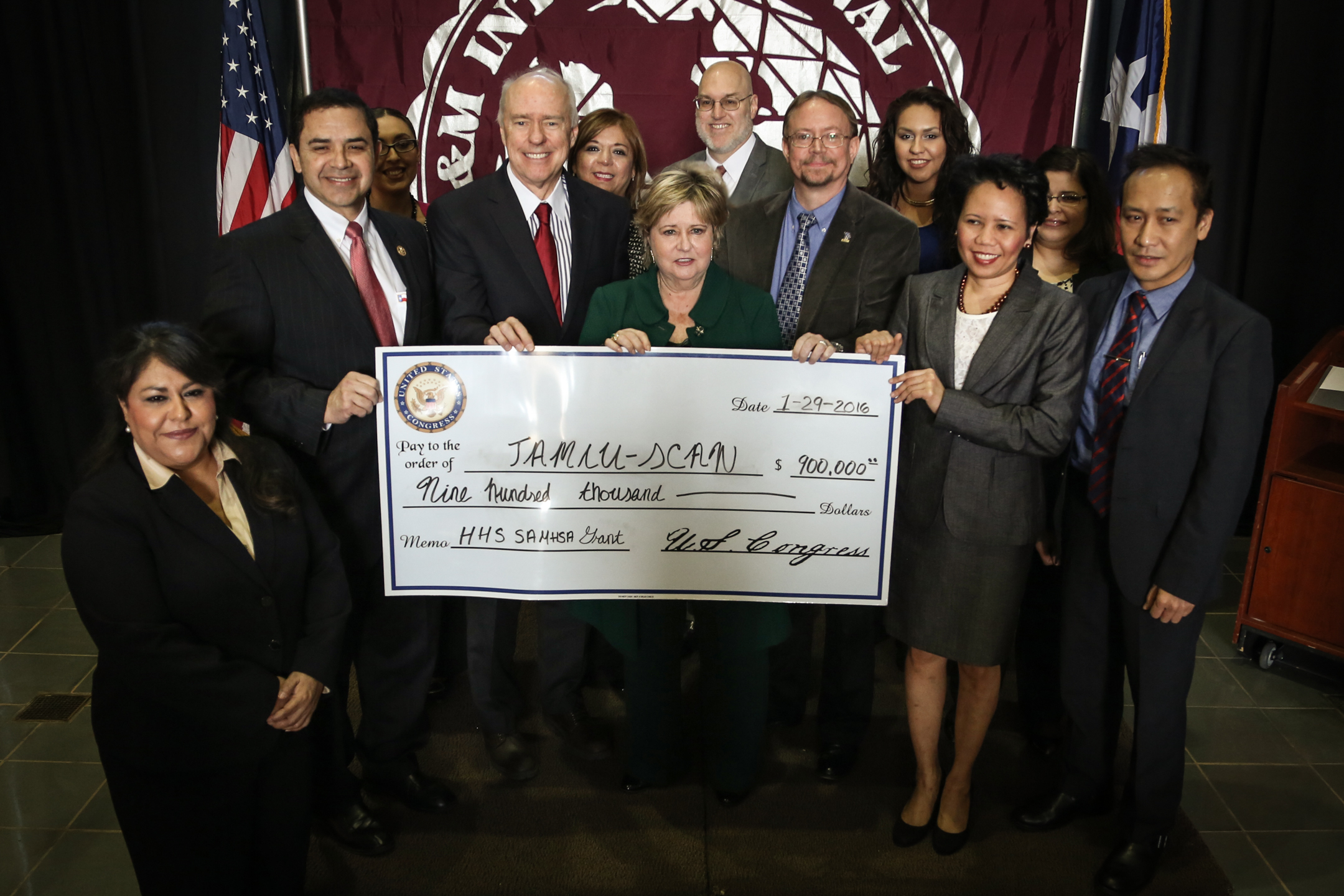 Cuellar, TAMIU, SCAN announce grant