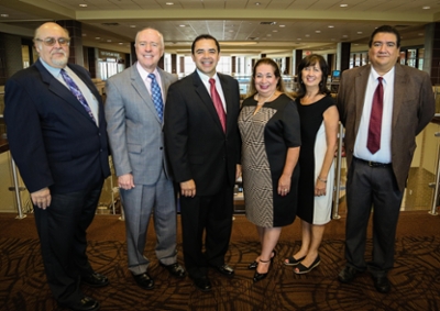 Cong. Cuellar Celebrates with University representatives