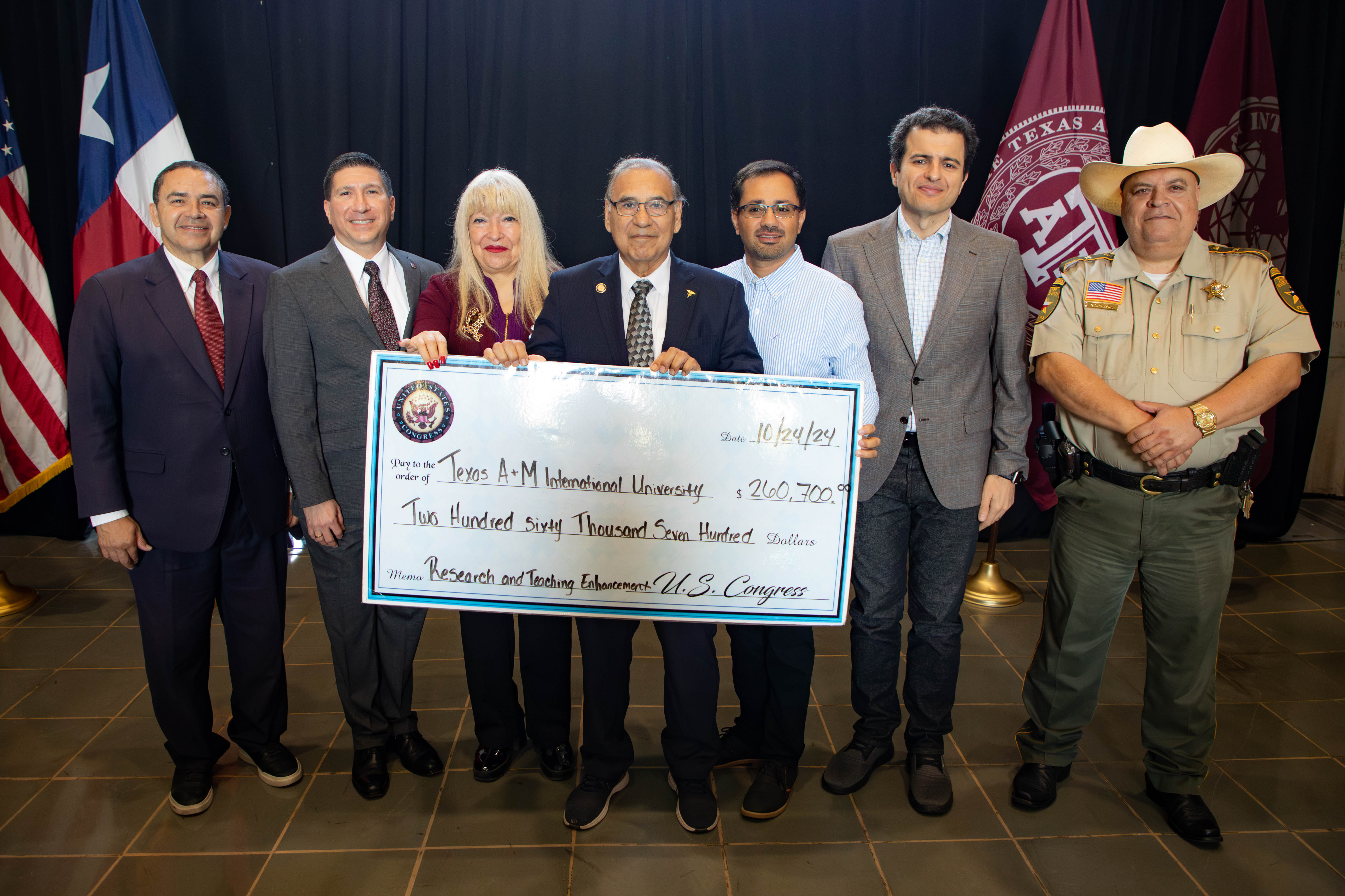 Rep. Cuellar and officials