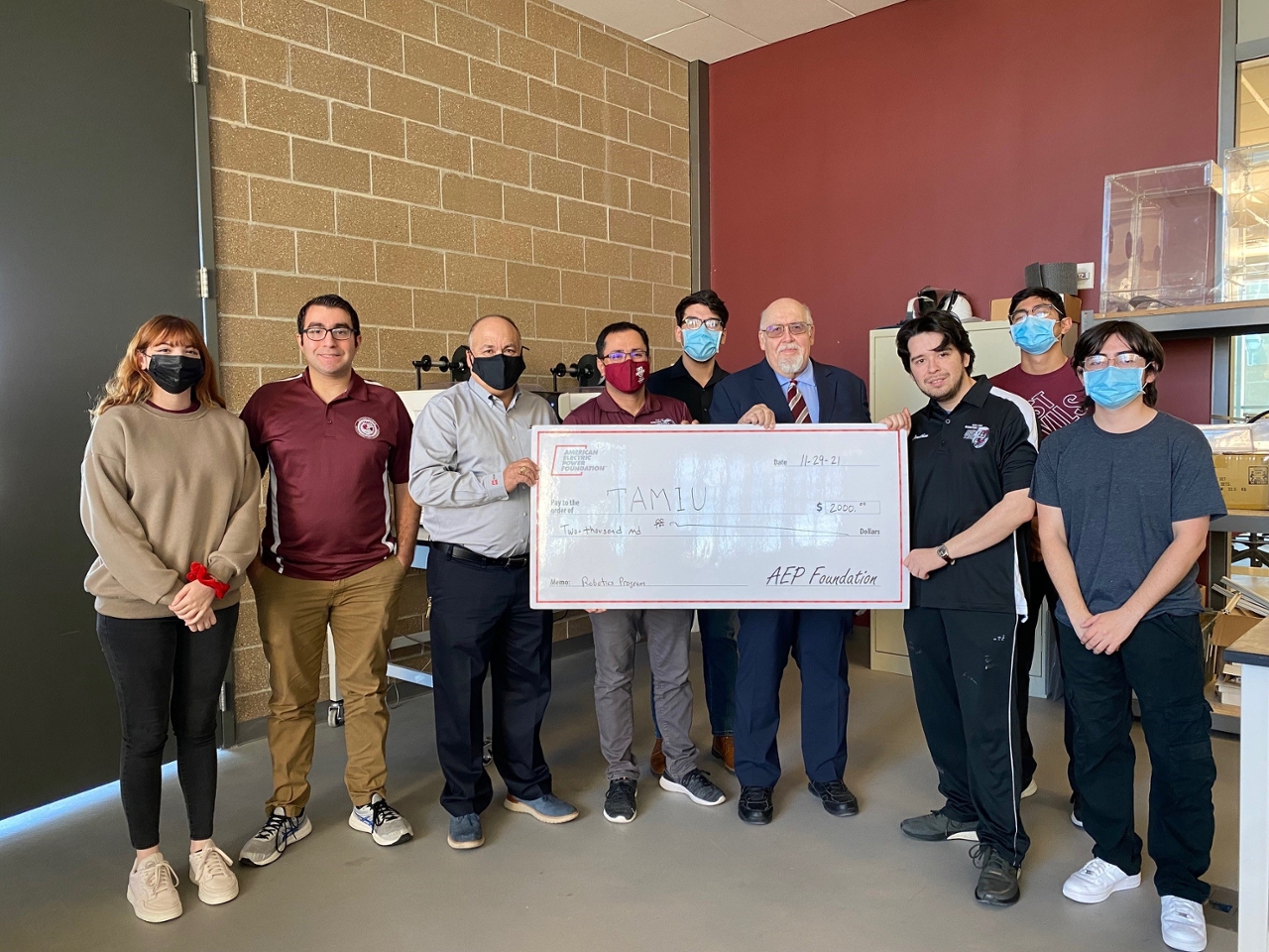 TAMIU AEP 2021 Donation