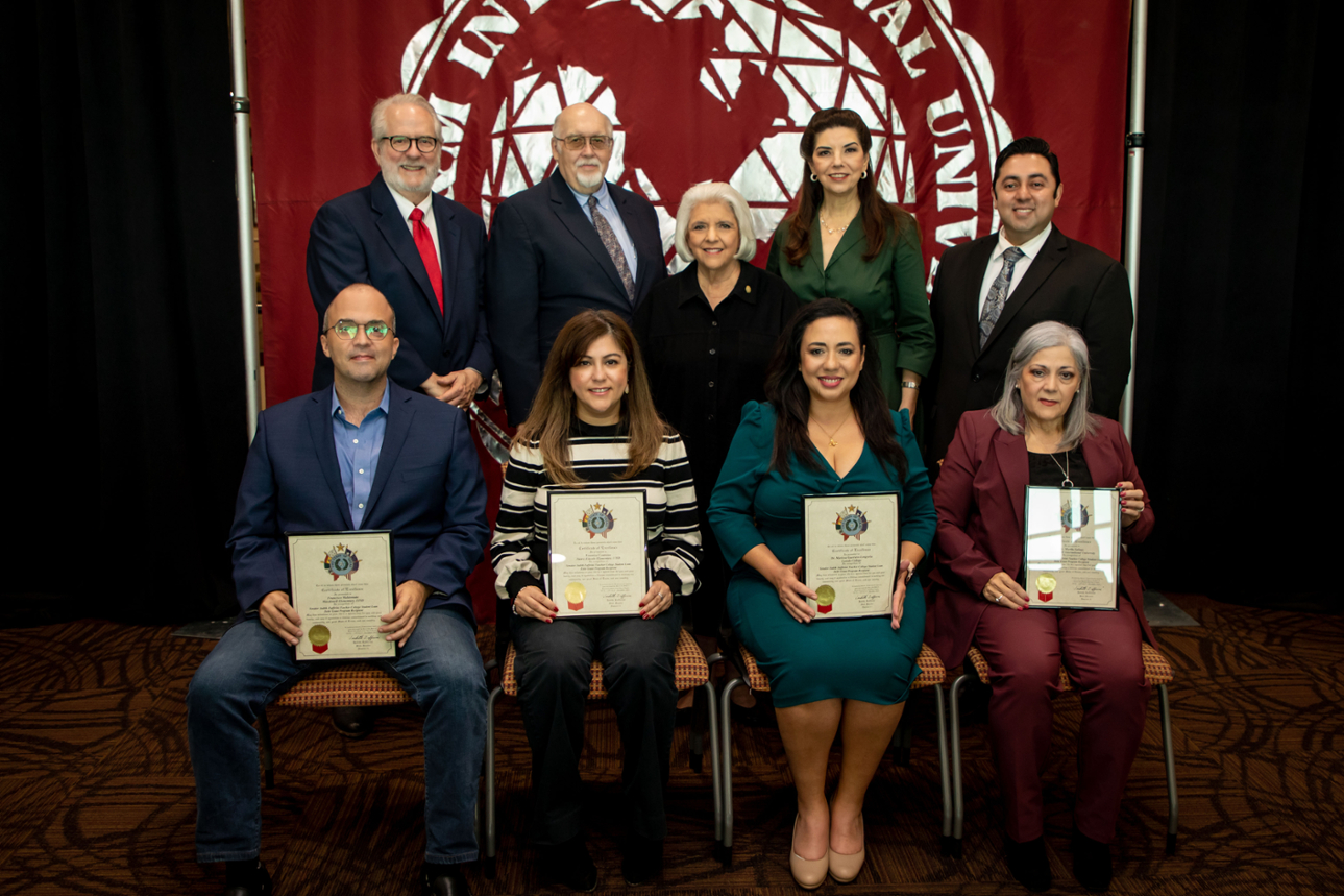 Group receiving Awards.