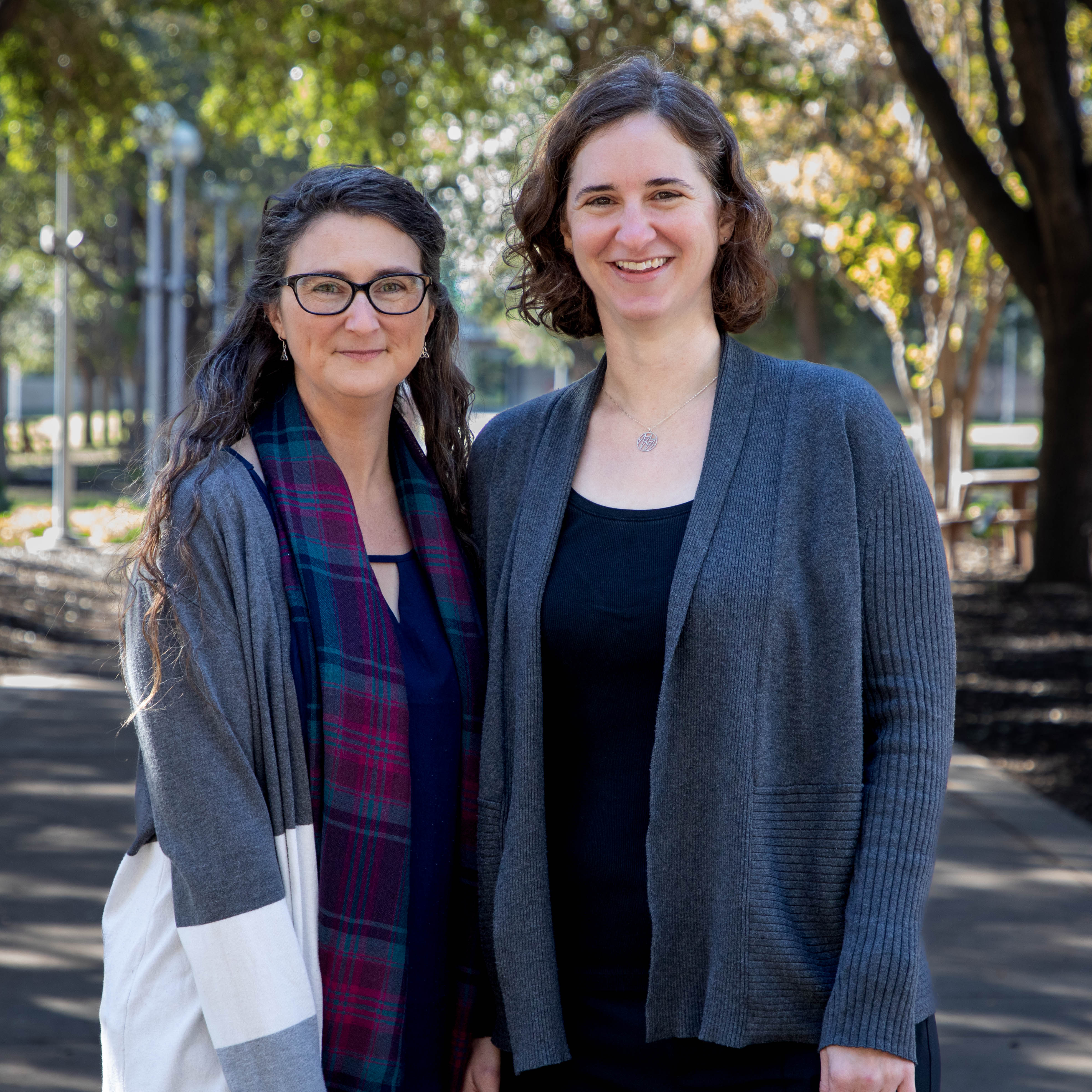 Dr. Melanie Worsely, right, and Dr. Kate Houston, left