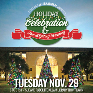 tree lighting ceremony poster image