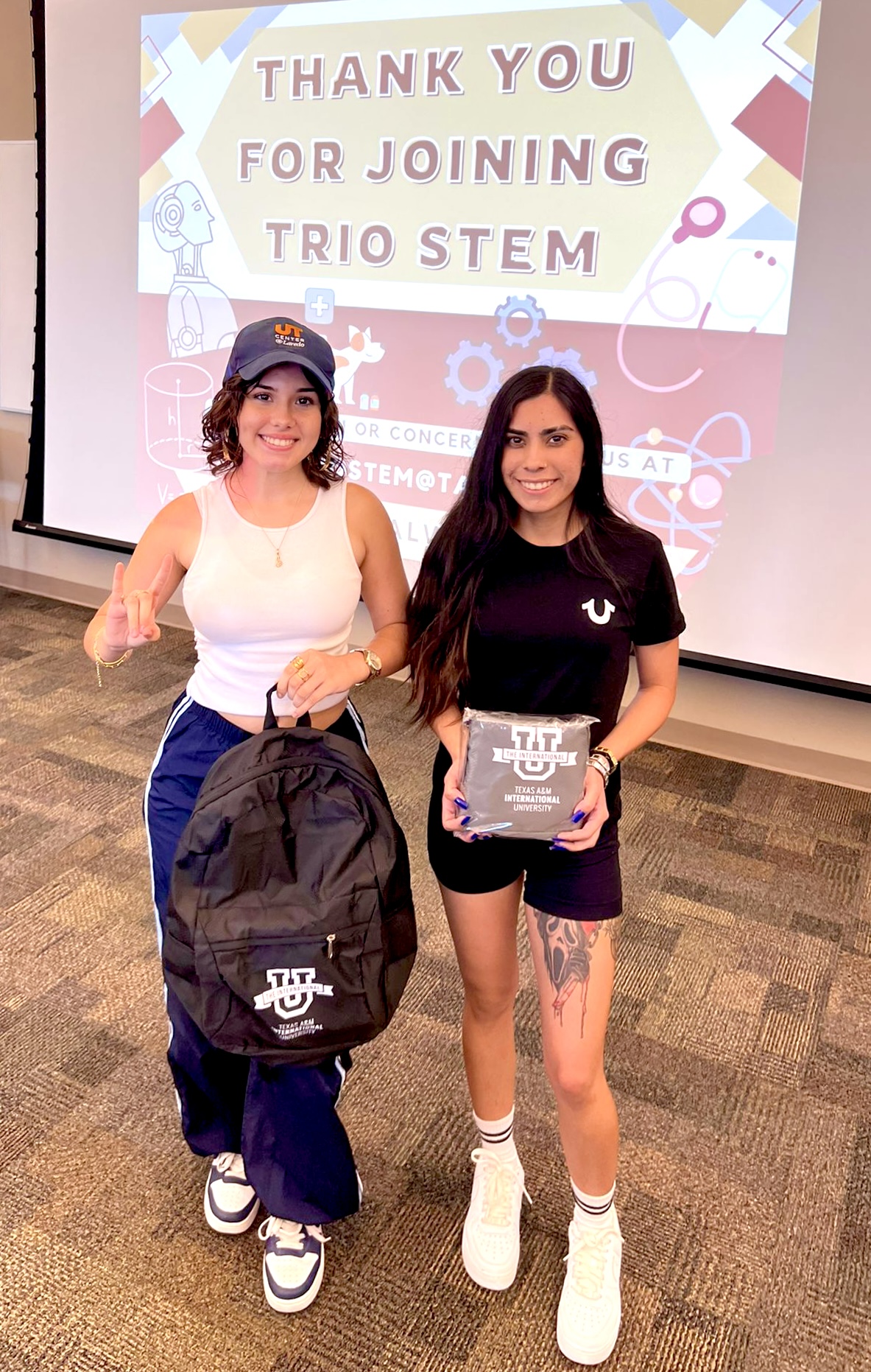 Brianna and Karla at new orientation