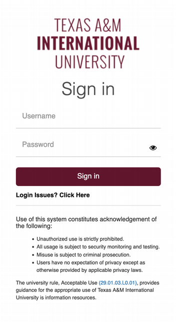 uconnect login screen