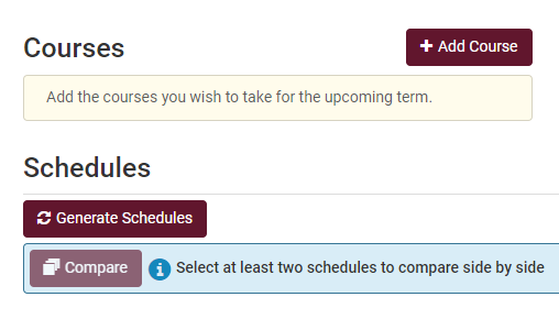 TAMIU SchedulER