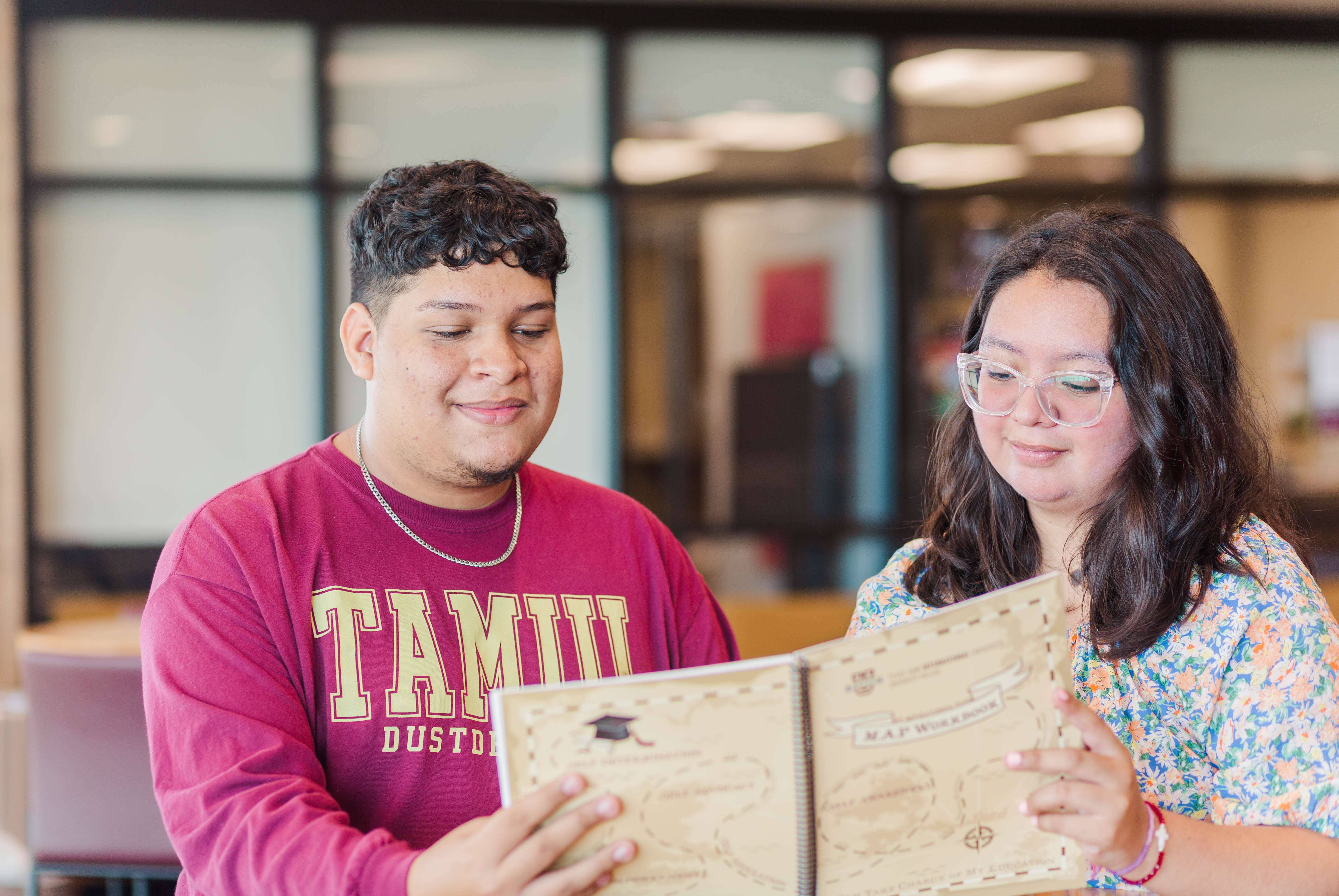 Students with MAP Workbook